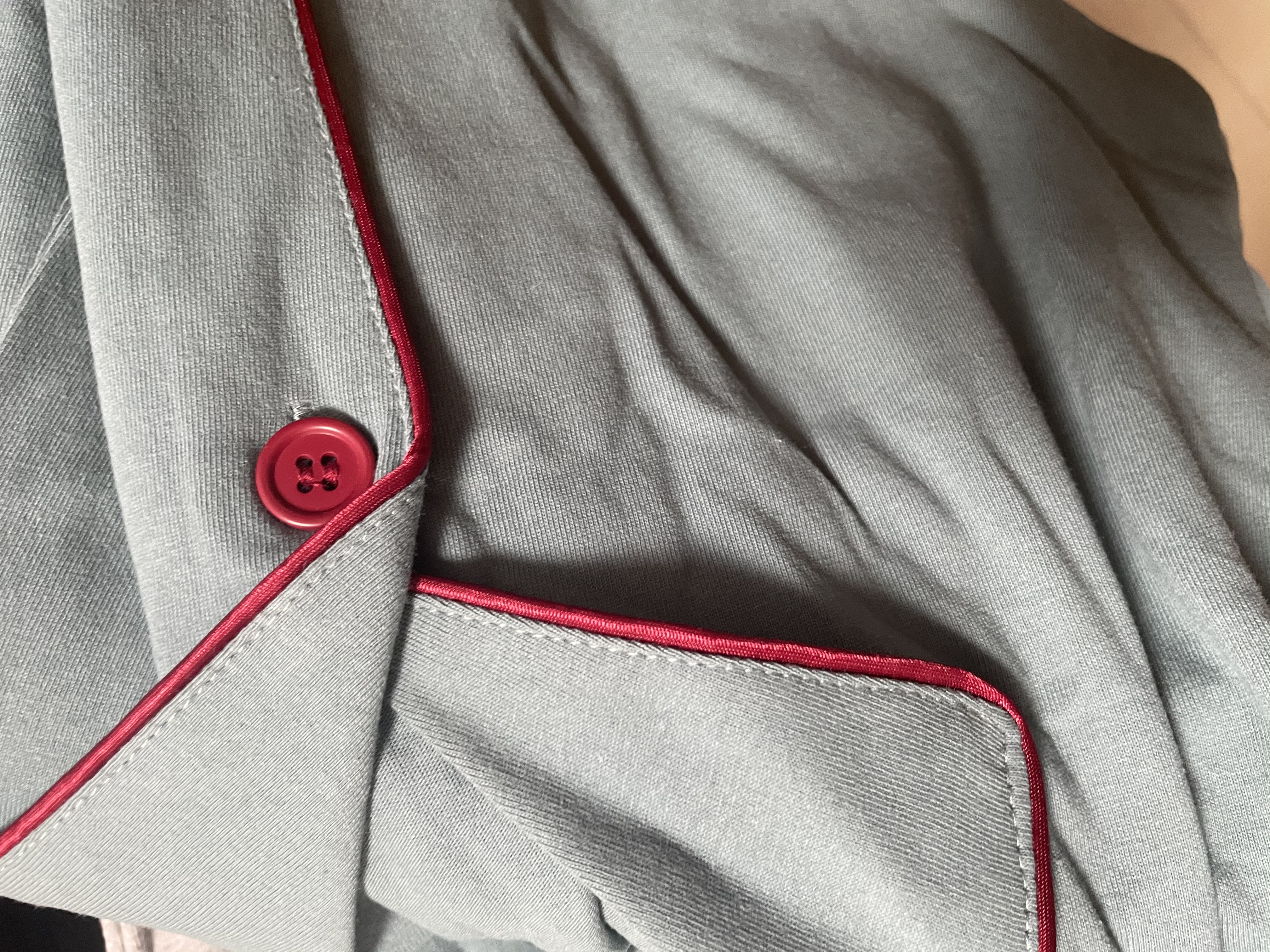 帕兰朵睡衣男100%全棉25年春夏新品开衫长袖两件套家居服情侣睡衣XXL 实拍图