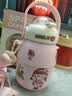 蒙福（mengfu） 儿童保温杯316小学生吸管水杯女士大容量高颜值幼儿园户外大肚杯 小猫咪+随机卡通/3d贴纸 700ml 实拍图