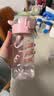 FGA富光儿童节水杯手提学生双饮杯tritan弹盖春夏男女杯子粉色470ml 实拍图