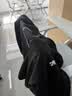 迪桑特（DESCENTE）TRAINING系列综训男士防泼水抓绒保暖梭织运动外套秋冬新品夹克 BK-黑色 XL (180/100A) 实拍图