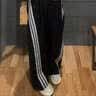 阿迪达斯（adidas）香蕉裤女 运动型格系列 DCE IN PNT 针织长裤 KR7594 黑色 M 实拍图
