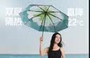 蕉下（beneunder）防紫外线遮阳伞太阳伞防晒伞三折双层黑胶晴雨伞BM011月雾 实拍图