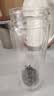 【京东物流配送】高硼硅双层玻璃杯大容量泡茶杯水杯子茶水分离杯 【双层加厚】茶杯350ml1只 实拍图