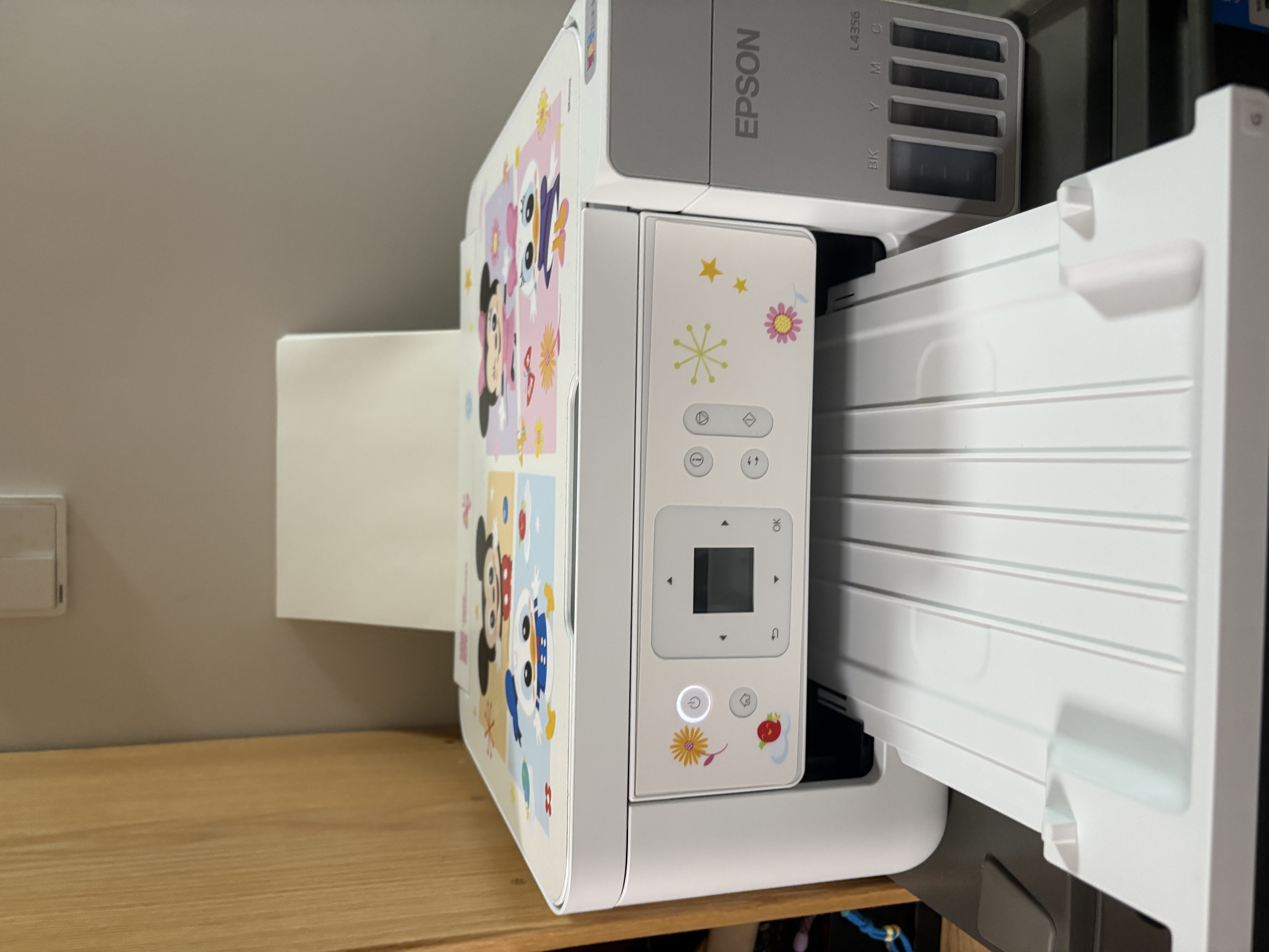 爱普生（EPSON）【6代新品】L4356墨仓式彩色无线AI学习打印机一体机家用办公  L4266升级版[自动双面 液晶屏 白] 实拍图