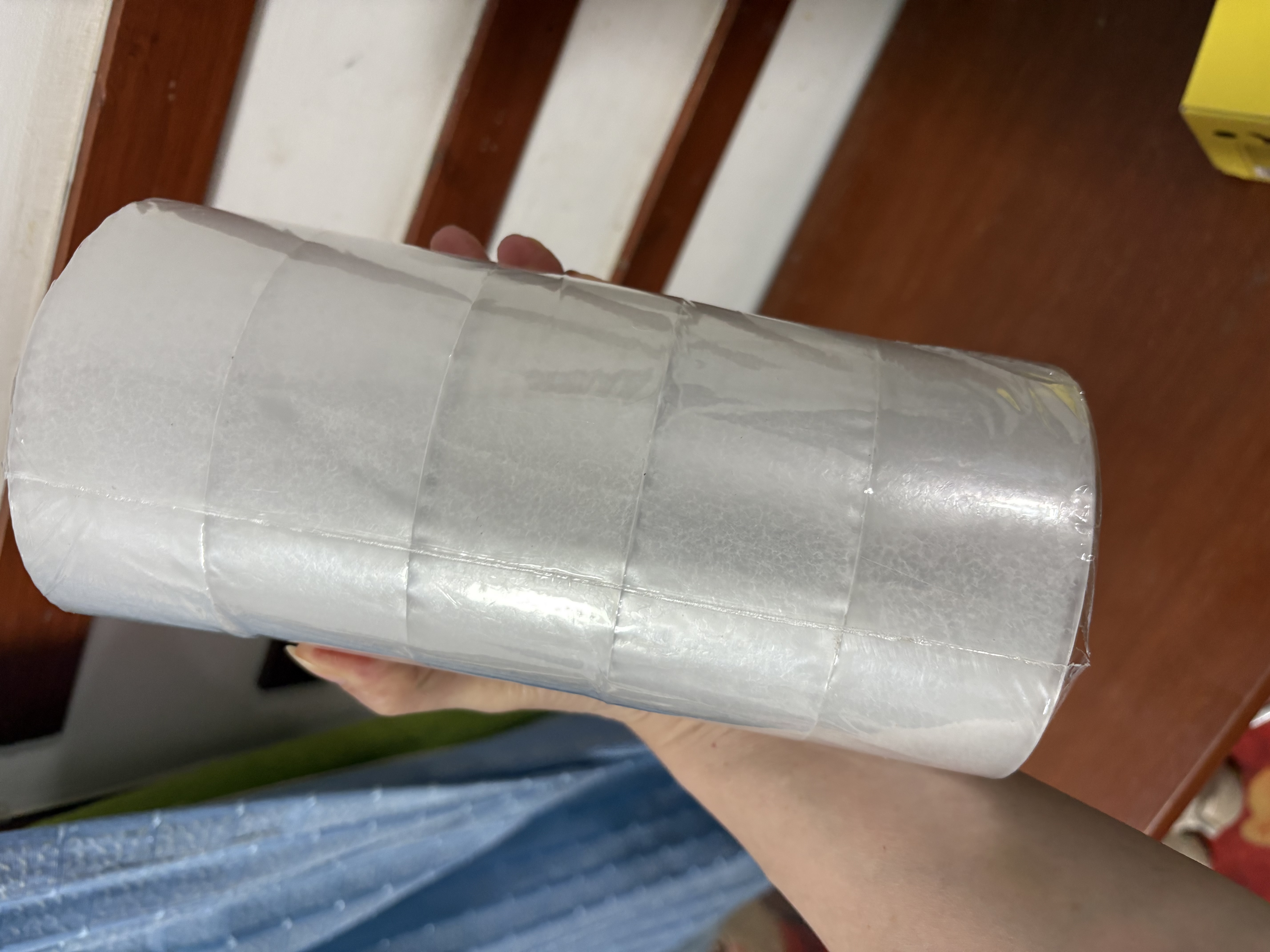 誉品（YUPIN）透明胶带 打包封箱宽胶带 高品质大号胶布 快递工厂仓库用整箱大卷封口胶带办公用品批发 【5卷筒装】宽45mm*长60m 实拍图