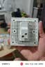 西门子（SIEMENS）开关面板 10AX一开单控 哑光暗装开关 蕴逸象牙白5TA4311-3NC01 实拍图