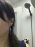 周六福（ZLF） S925银饰耳钉女杏叶耳坠耳线小众简约高级感送礼 耳饰一对 实拍图
