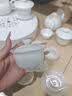 珍力璞玉冰种白玉瓷功夫茶具整套装高档茶壶手作乔迁教师节送礼送长辈 璞玉套礼盒装-禅定杯 13件 实拍图