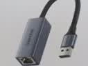 山泽USB3.0转网口千兆有线网卡转RJ45网线转接头转换器接口适用苹果Mac华为小米笔记本电脑外置扩展坞 实拍图