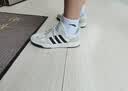 adidas ENTRAP少年感复古篮球风板鞋平底鞋男女阿迪达斯轻运动   亮白/浅灰/黑色/浅蓝(推荐女生选小半码)   36.5 实拍图
