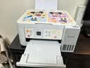 爱普生（EPSON）【6代新品】L4356墨仓式彩色无线AI学习打印机一体机家用/办公  L4266升级版(自动双面 液晶屏 白) 实拍图
