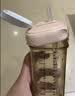 HEGEN海格恩吸管杯奶瓶1-3岁儿童水杯幼儿园PPSU直学饮杯喝水瓶330ml粉 实拍图