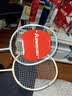 川崎（KAWASAKI）羽毛球拍超轻碳素中杆对拍KD-1pro蓝黄（已穿线+6球+手胶+拍包） 实拍图
