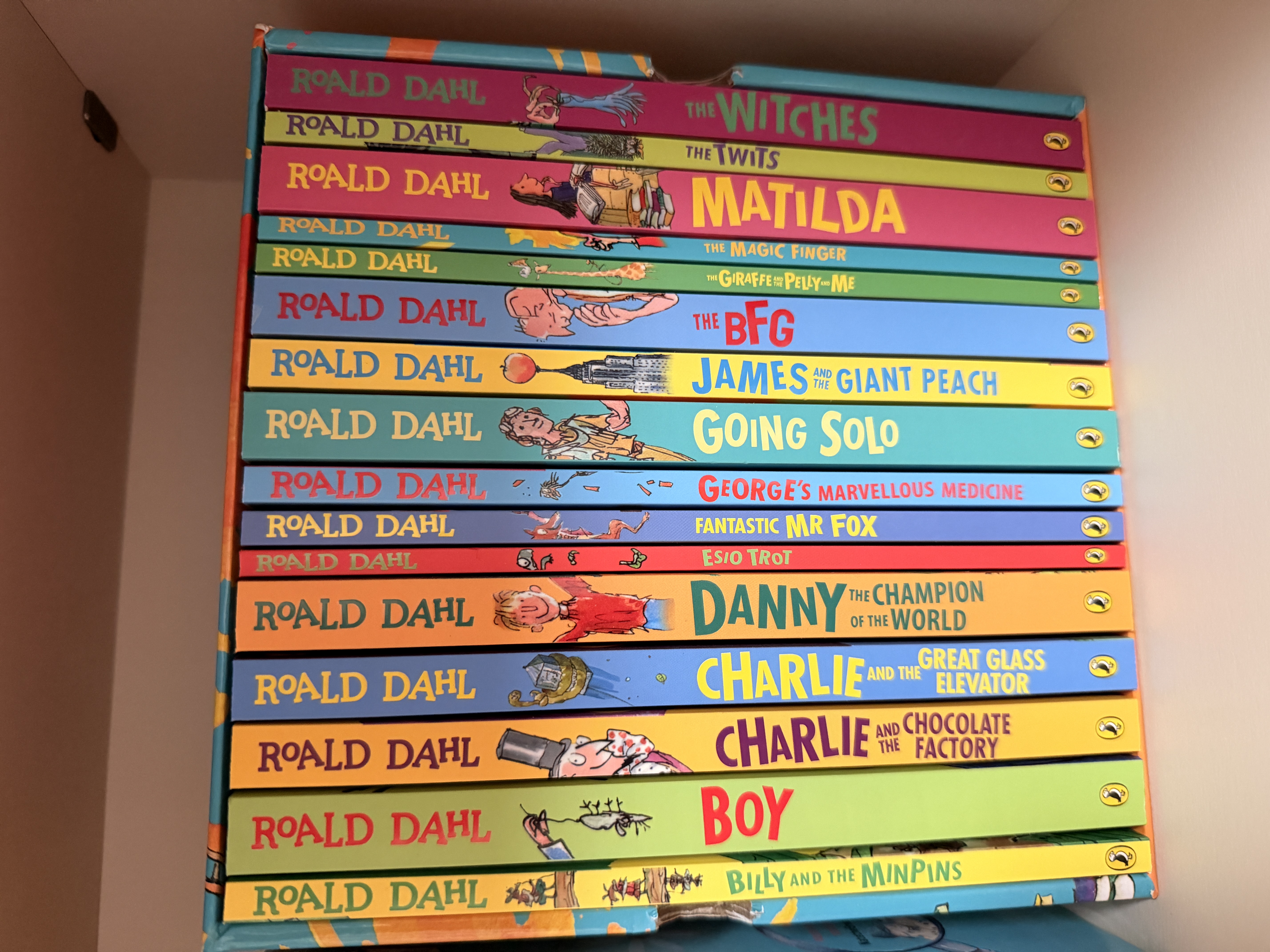 罗尔德达尔16册盒装 Roald Dahl 赠音频 了不起的狐狸爸爸 查理和巧克力工厂等 青少年儿童文学英语图书 进口原版英文小说 实拍图