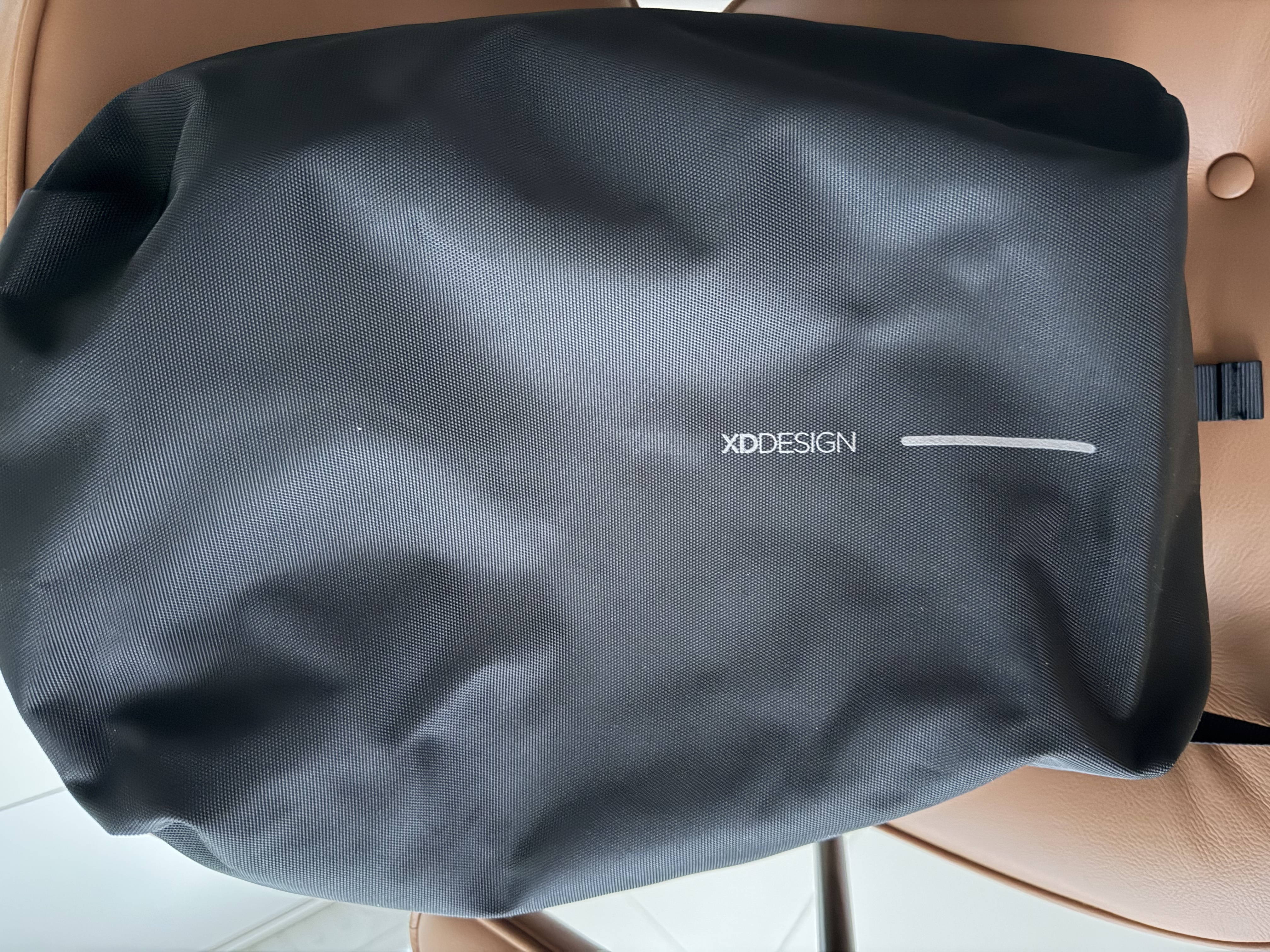 XDDESIGN爱思迪SOFT女士双肩包男士背包书包出差15.6英寸旅行七夕节经典黑 实拍图
