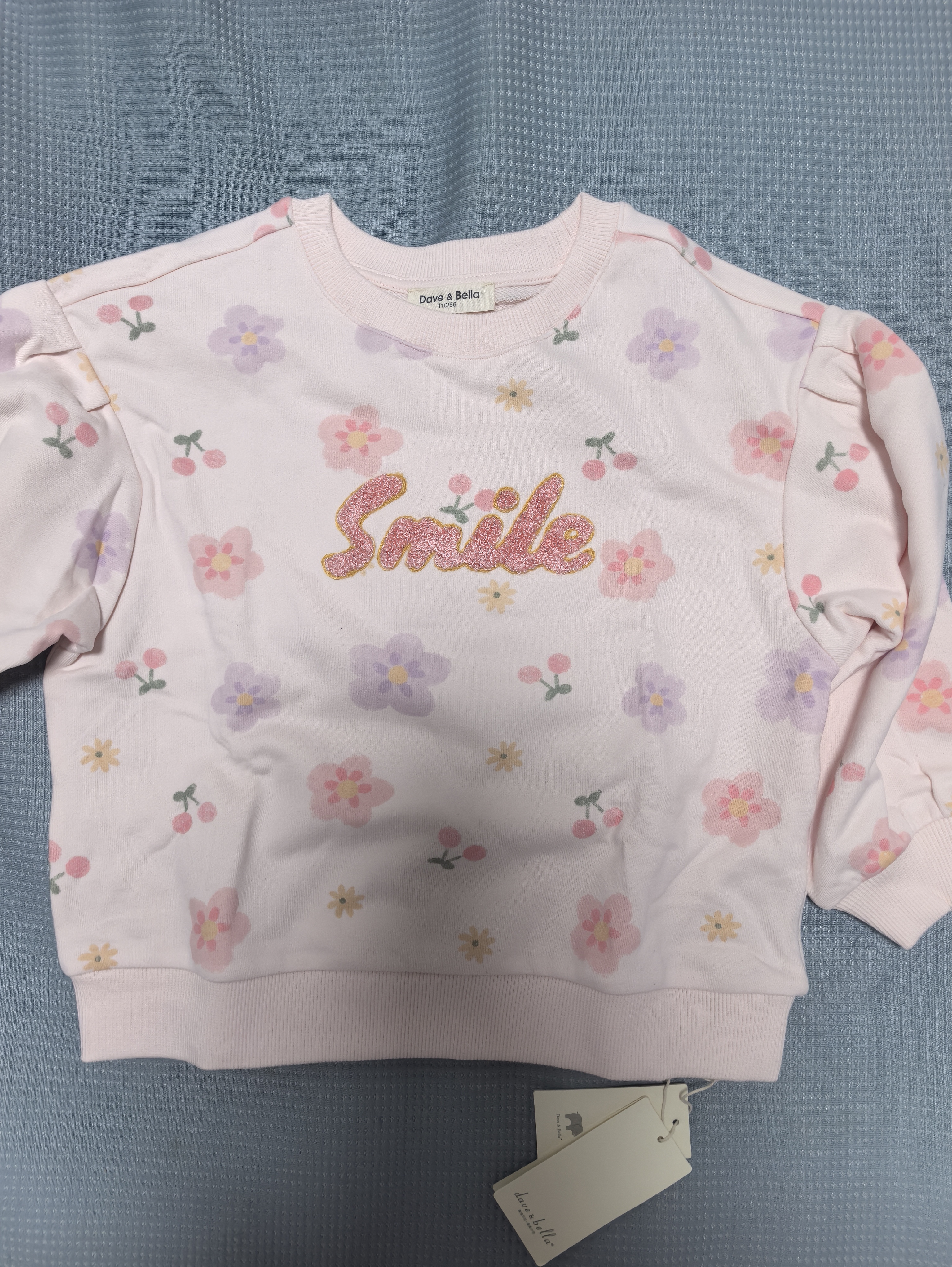 戴维贝拉（DAVE＆BELLA）女童短袖t恤纯棉儿童上衣新款夏装女宝宝打底衫小童套头衫 海洋世界【DB2251750】 120 cm（建议身高110-120cm） 实拍图