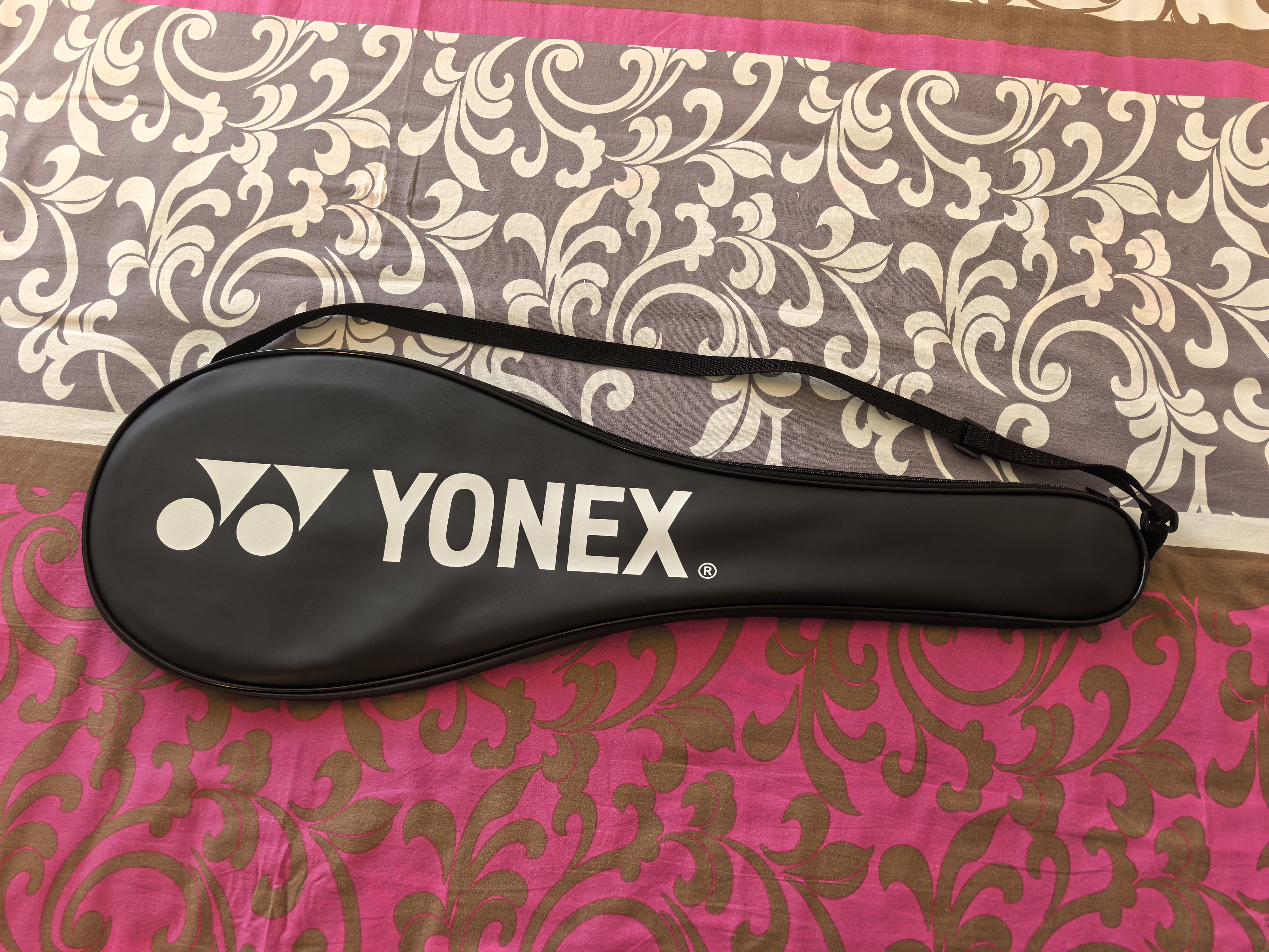 尤尼克斯（YONEX）羽毛球拍天斧对拍全碳素高磅进攻比赛训练已穿线白粉/亮黑附2手胶 实拍图
