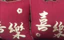艾维（I-WILL）结婚庆枕头一对大红喜庆男女情侣家用婚嫁枕芯 一心一意48*74cm 实拍图