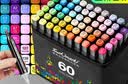 Touch mark【开学文具】泰驰马克笔60色动漫水彩笔双头油性画笔记号笔套装学生美术女孩送男孩开学生日礼物 实拍图