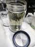 京东京造 茶杯 双层玻璃茶水分离泡茶咖啡杯子带把手大容量500ml 实拍图