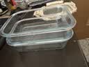京东京造高硼硅耐热玻璃保鲜盒便当盒饭盒冰箱保鲜食品接触级深长1800ML 实拍图