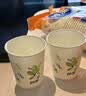 妙洁纸杯 100只*228ML 加厚挺食品级商务办公用品咖啡一次性茶水杯子 实拍图
