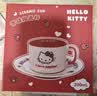 名创优品（MINISO）Hello Kitty苹果马克杯带碟陶瓷杯200mL女生学生杯子可爱水杯 实拍图