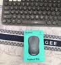 罗技（Logitech）M221 轻音鼠标 无线鼠标 办公鼠标 对称鼠标 带无线微型接收器 米白色 实拍图