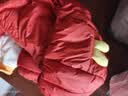 巴拉巴拉童装婴儿连体衣轻薄羽绒服宝宝衣服冬装抱衣爬服男童女童萌趣可爱 【全新升级】好柿花生红 1000+清洁度 80 cm-充绒量41g 实拍图