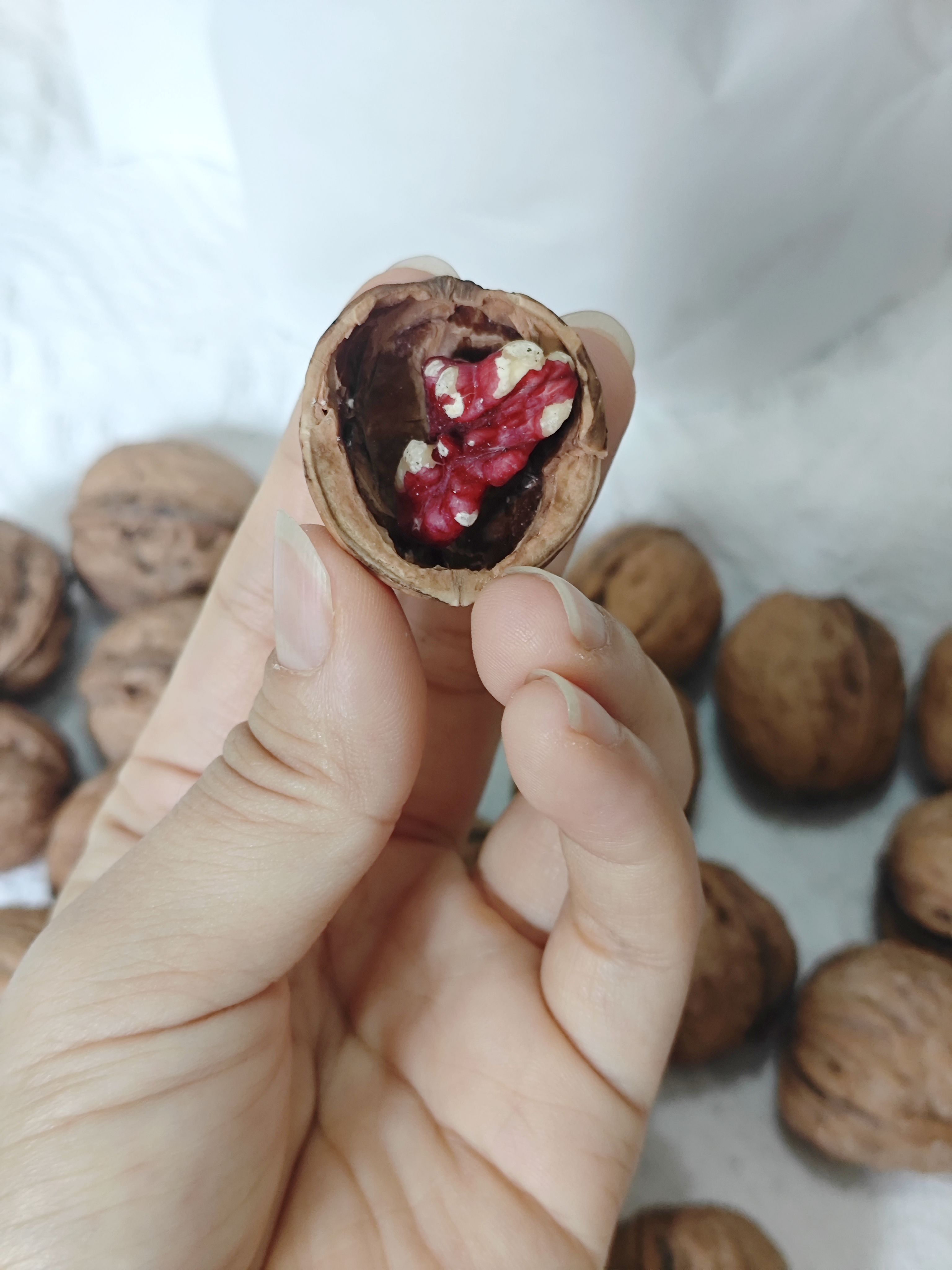蜜禾红衣核桃500g薄皮孕妇特产无原添味加健新货康坚果炒货休闲零食 实拍图