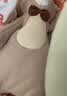 澳贝（auby）婴幼儿玩具华夫格小熊安抚巾宝宝哄睡阿贝贝毛绒手偶新生儿礼物 实拍图