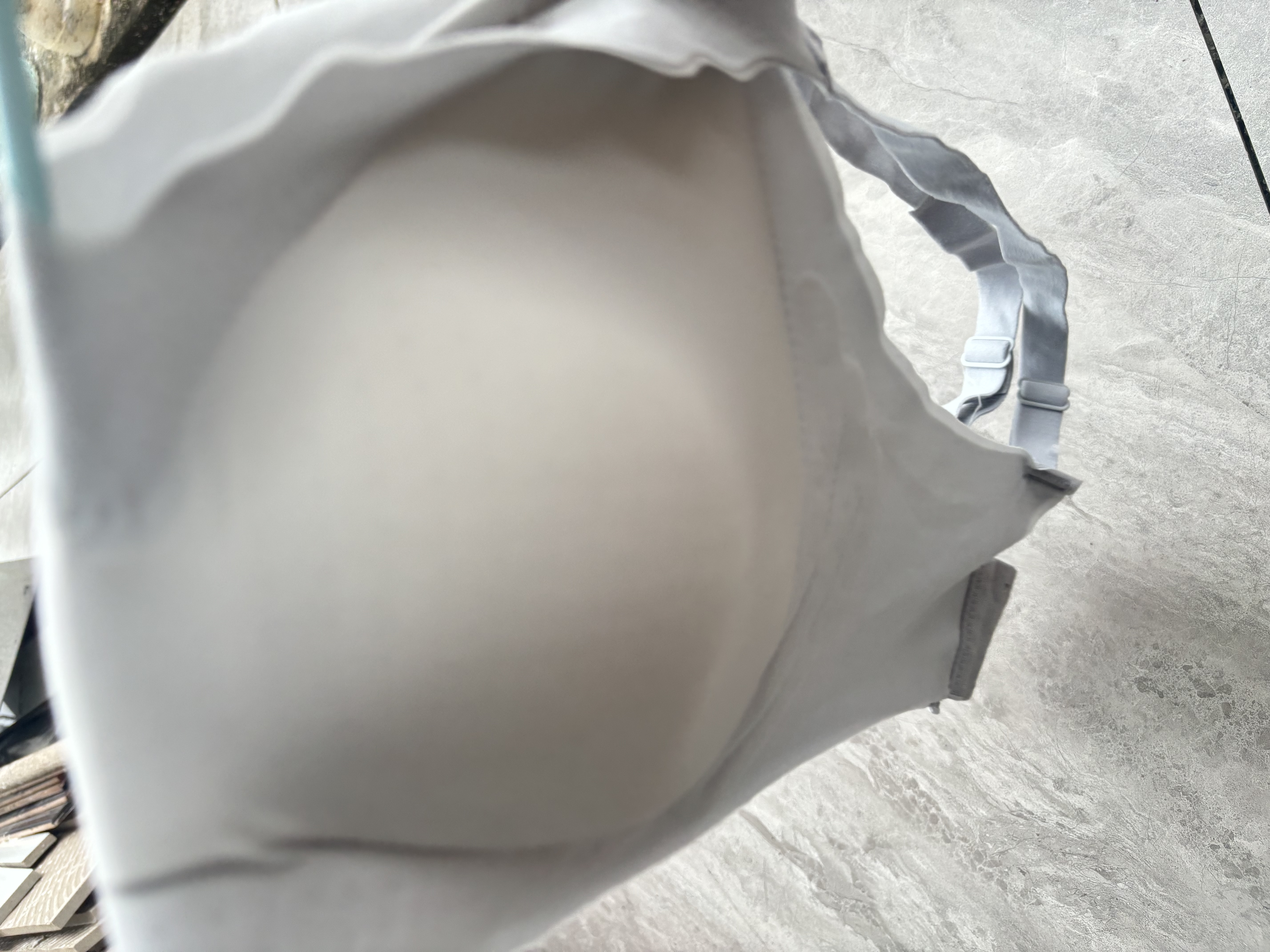 都市丽人内衣女士10A抗菌运动凉感冰丝无痕夏季超薄款聚拢文胸罩蓝色L 实拍图