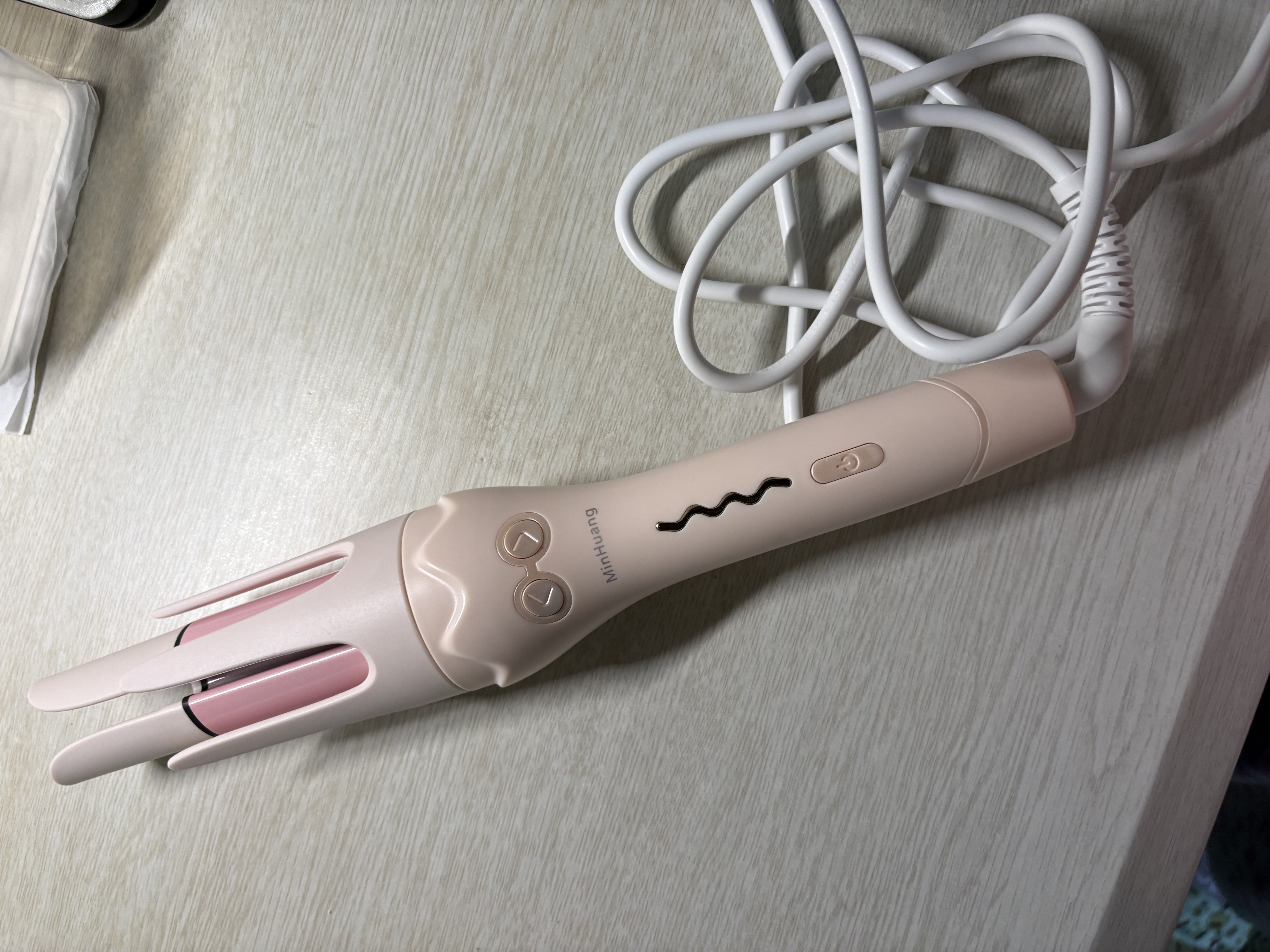 敏煌（MinHuang）36mm负离子自动卷发棒  韩式大波浪卷发棒 懒人全自动卷发棒卷发神器女 XN-398 实拍图