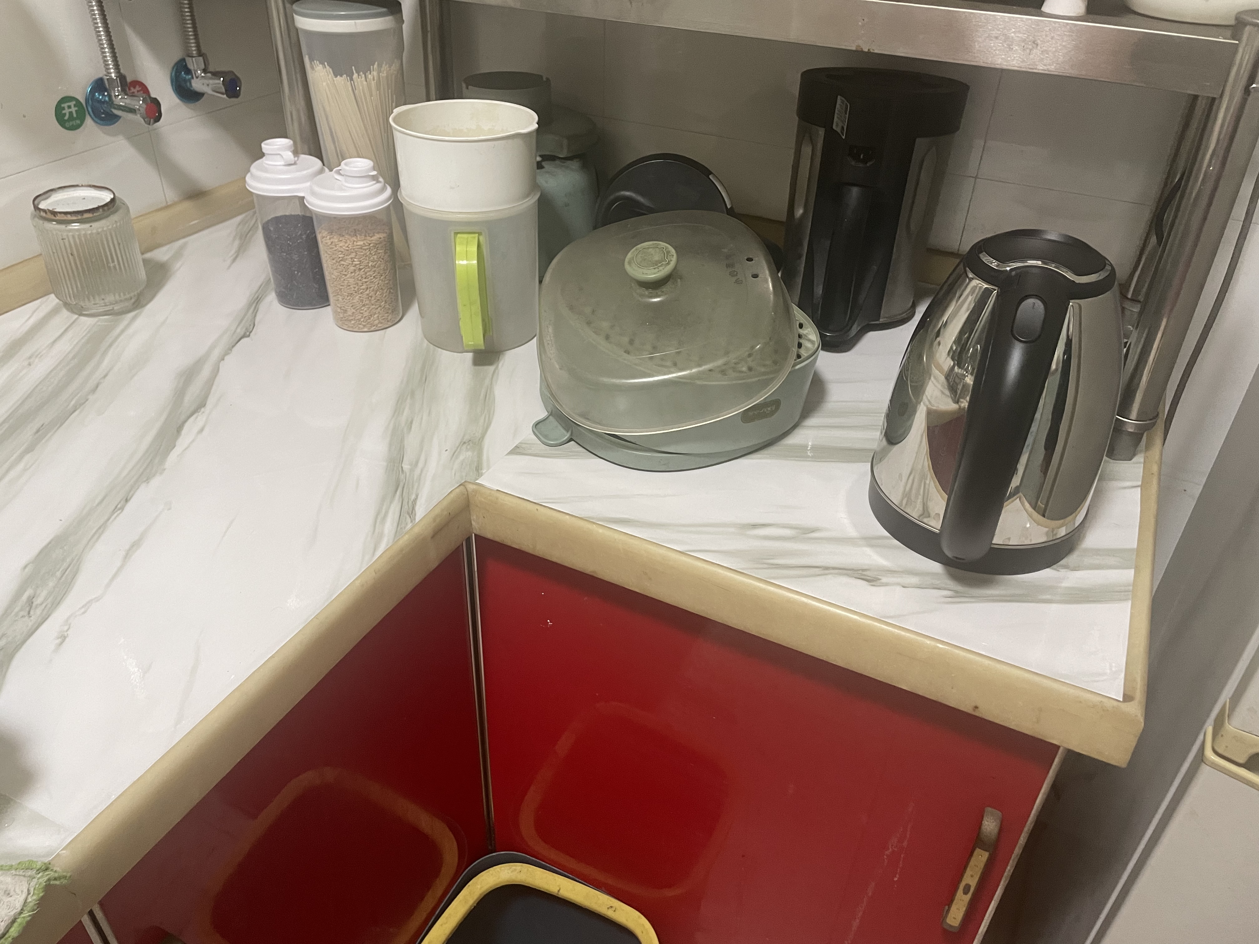 维简厨房防水防油贴纸自粘灶台防油贴纸台面贴膜保护膜瓷砖贴纸 5米 实拍图