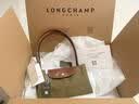 LONGCHAMP珑骧Le Pliage Original系列女士中号托特包饺子包单肩包长柄 实拍图