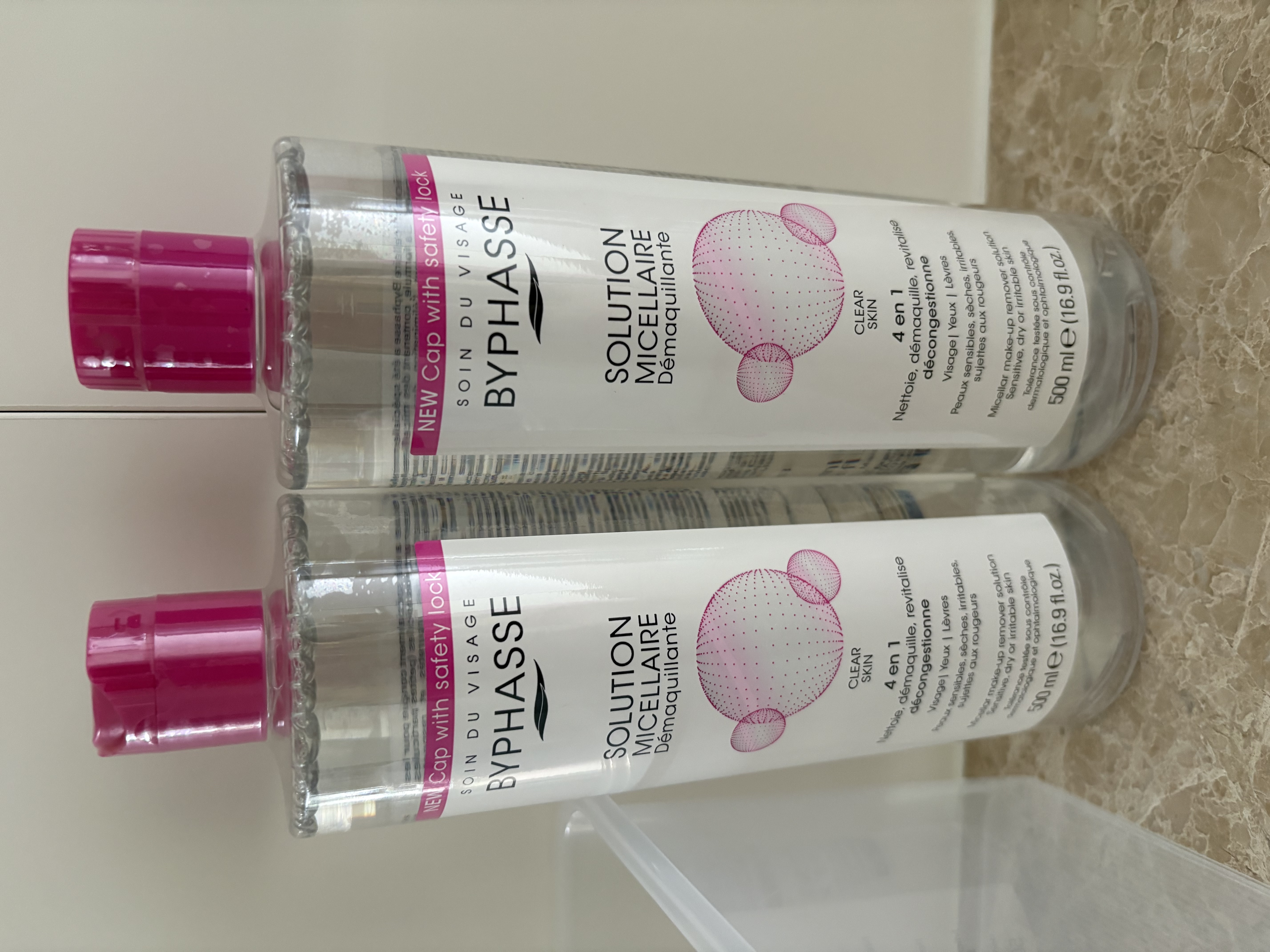 蓓昂斯（BYPHASSE）净颜卸妆水500mlx2支 卸妆液卸妆油清洁敏感肌可用生日礼物 实拍图
