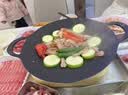 北鼎（Buydeem）烤肉盘牛排煎蛋神器铁板烧卡式炉炭火户外32cm不粘烤肉锅星空黑 实拍图