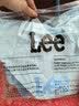 Lee 摩登丹宁水桶包托特大学生手提单肩女包生日礼物 浅牛仔色 实拍图