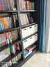 钢制书柜图书馆书架儿童家用落地置物架一体靠墙绘本架简易收纳架 白色长1.1m五层主架【高1.8m】 实拍图