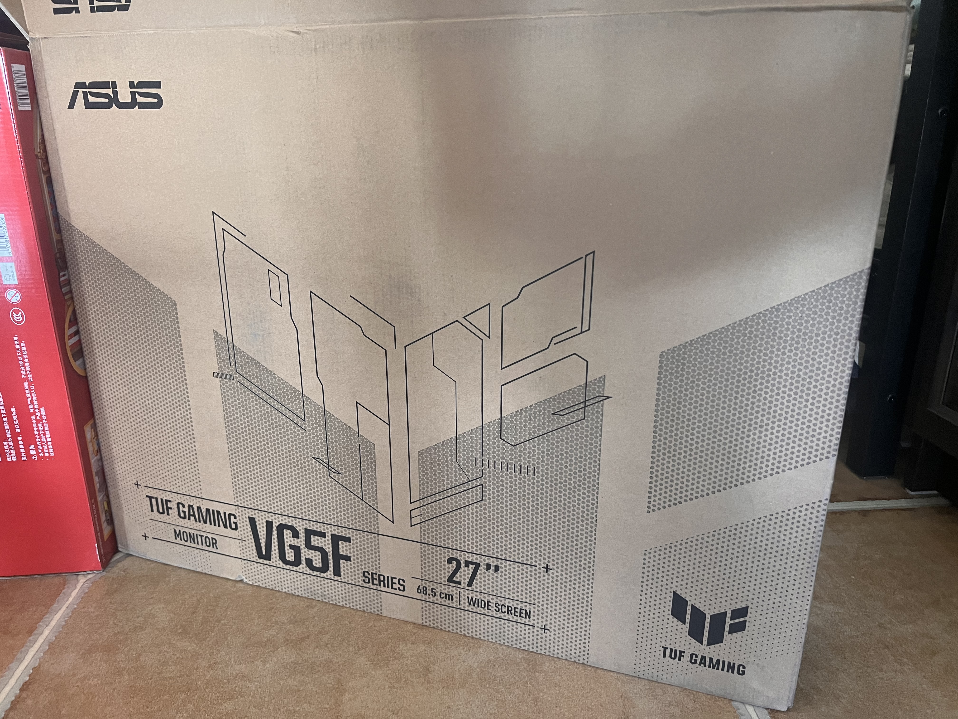 华硕小金刚VG27AQL5F 27英寸显示器2K200Hz显示器超频220Hz FastIPS FreeSync无撕裂 0.3ms响应 HDR400 实拍图