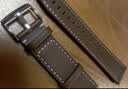 码仕适用华为手表表带真皮秋冬Watch5/4/GT7/GT6/5/gt4/3/2/Pro/荣耀Magic2运动男士腕带牛皮 实拍图