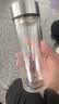 富光玻璃杯双层男士商务水杯便携车载高硼硅玻璃杯子茶水分离泡茶杯 实拍图