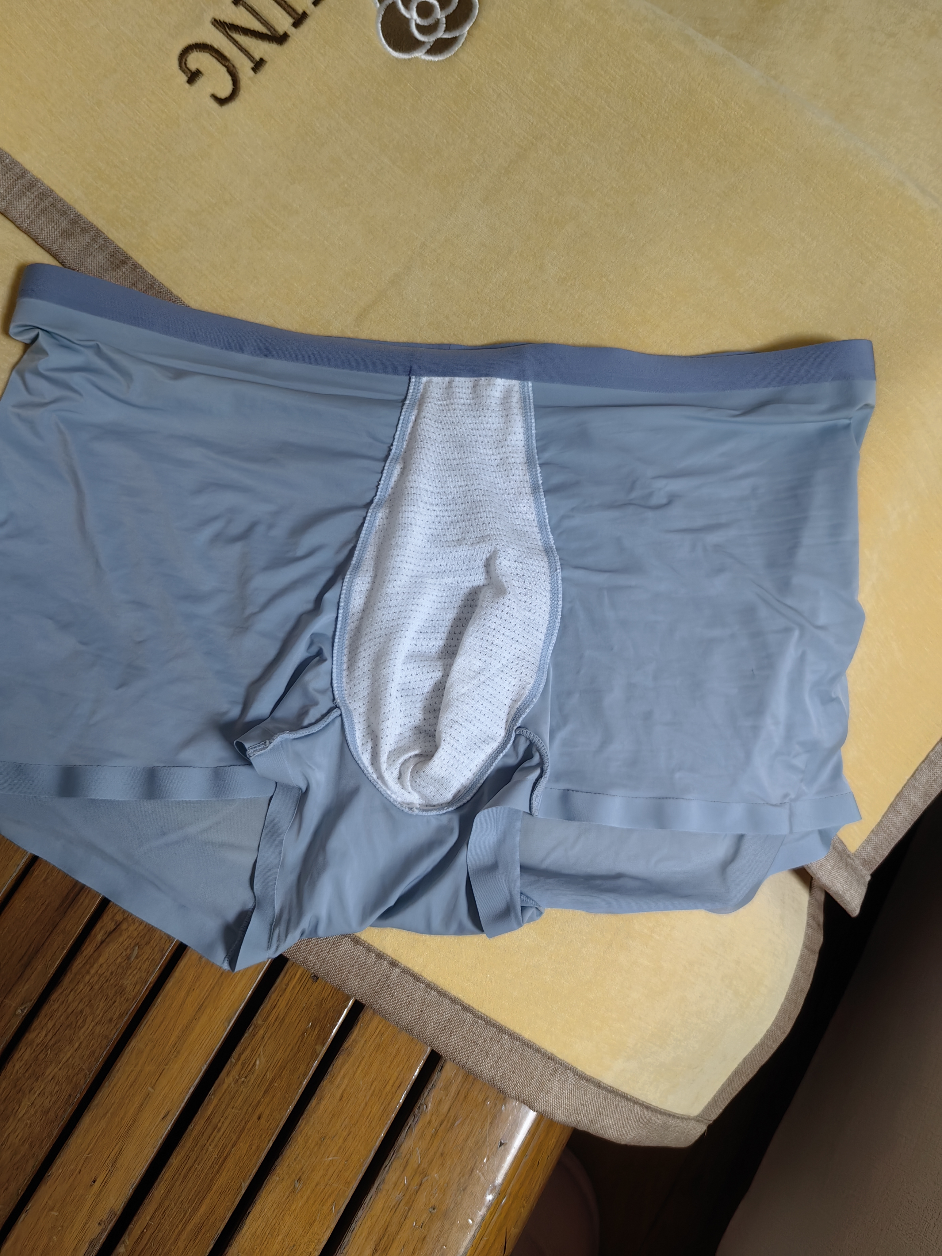 京舒然【新疆棉】出游季男士加大版型纯棉内裤10A抗菌平角短裤  5XL 实拍图