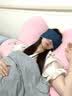 艾斯凯按摩器重力眼罩深度睡眠专用微压科技遮光舒缓眼部疲劳午休冰丝面料送男友女朋友节日高档实用礼物 黛严蓝【PRO旗舰双面玻尿酸眼罩260g重力凝珠】 实拍图
