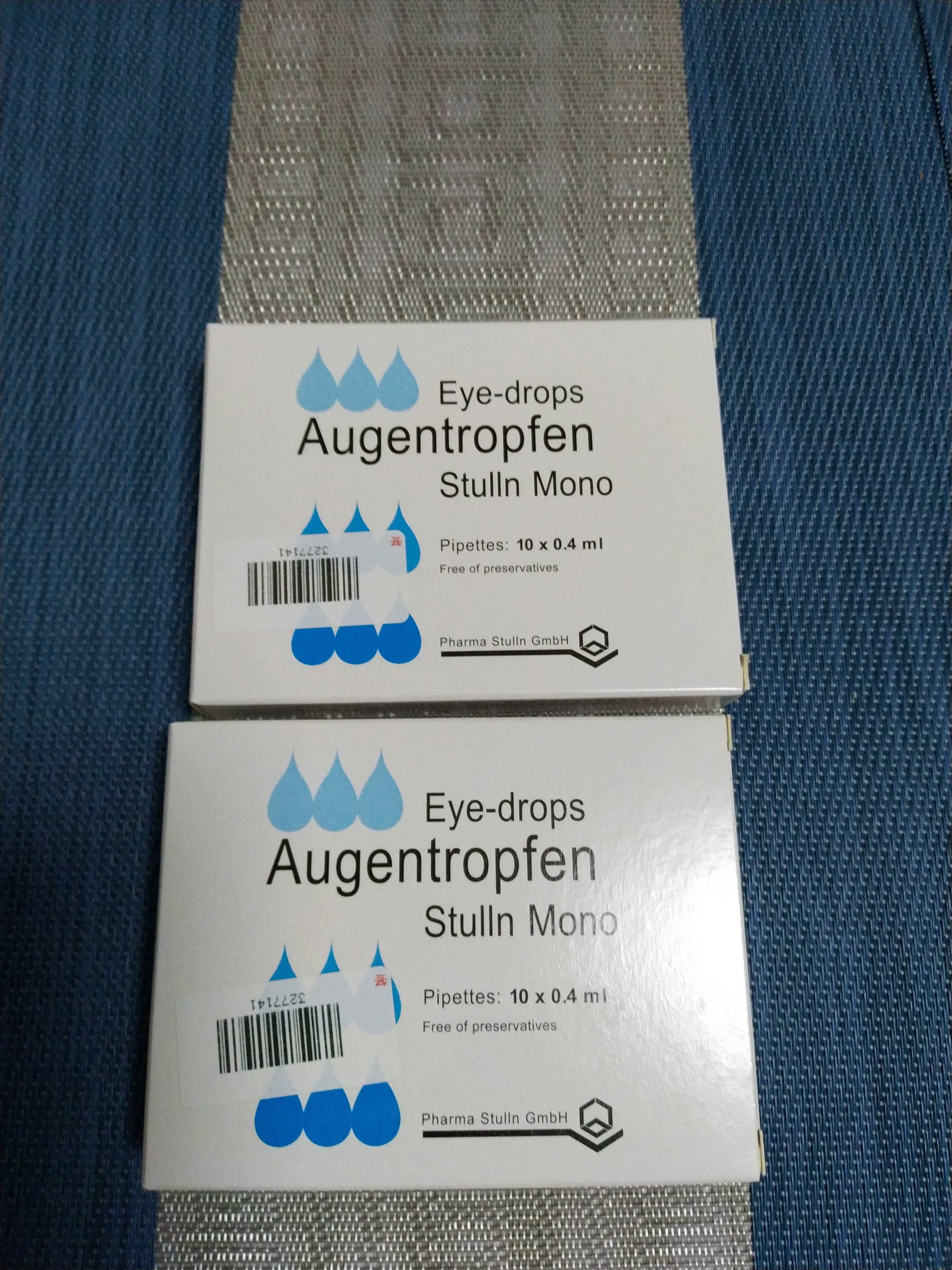 【原研进口】施图伦 七叶洋地黄双苷滴眼液0.4ml*10支 3盒 实拍图