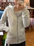 lululemon丨Scuba™ 女士拉链连帽衫*拉绒 杂色核心超浅灰(LW3KAMS) XXS /2 实拍图