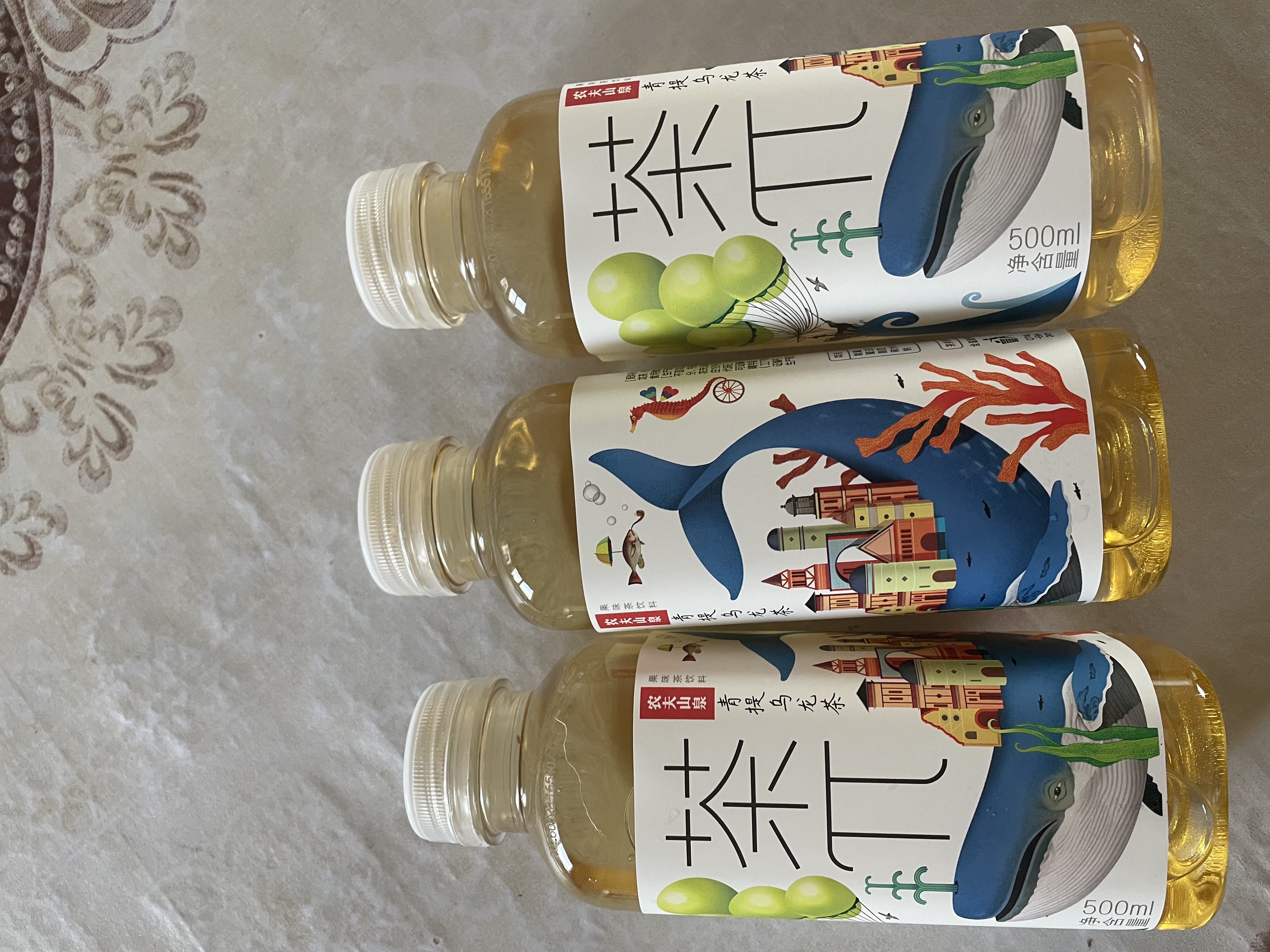 农夫山泉茶π（茶派） 茶饮料 青提乌龙茶500ml*15瓶 整箱饮品 实拍图