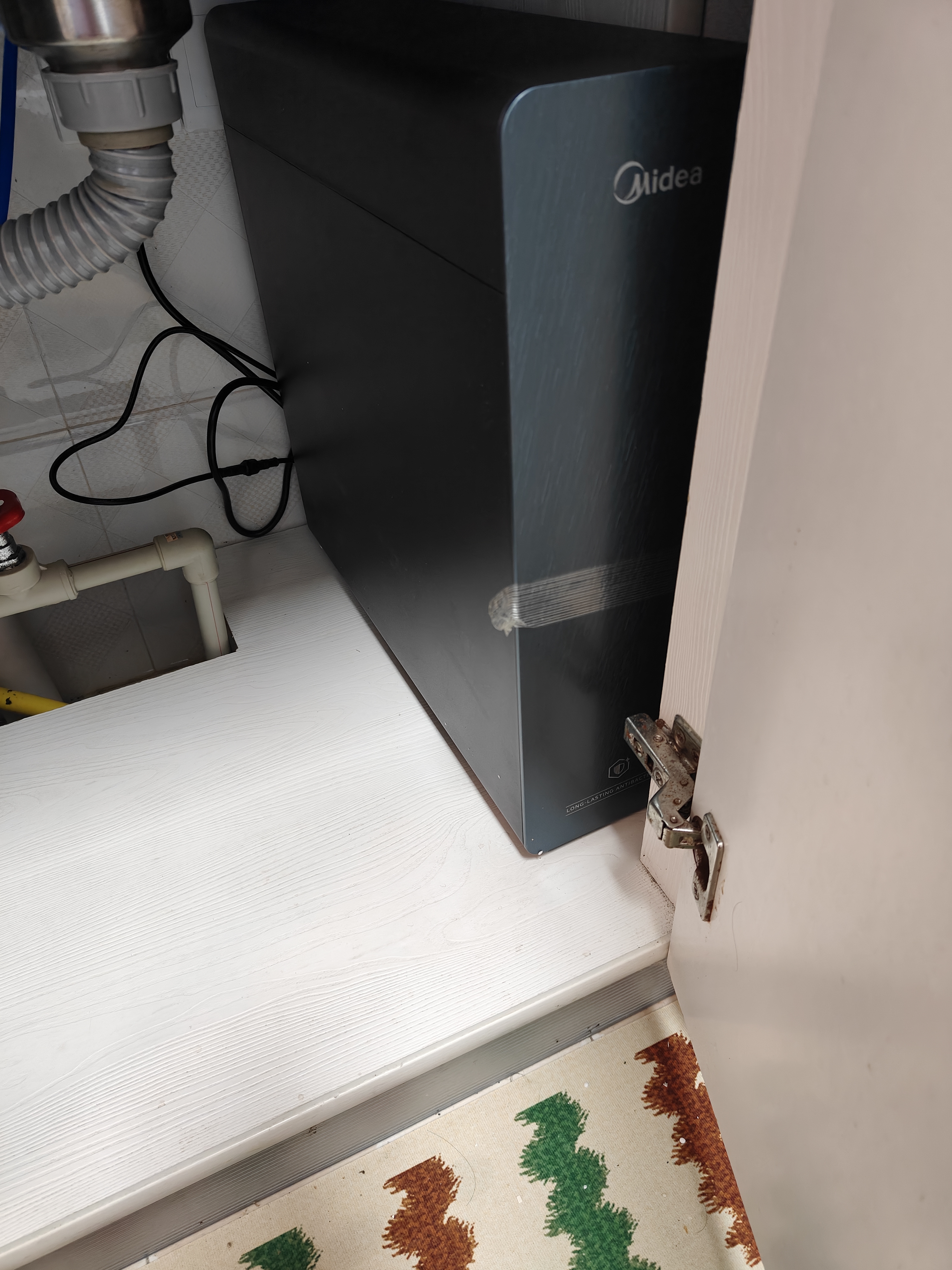 美的（Midea）星河5.0纯水版净水机器1200Gpro【瞬时1400G】抑菌0阻垢剂 6年长效RO反渗透 家用厨下式净水机2.0 实拍图
