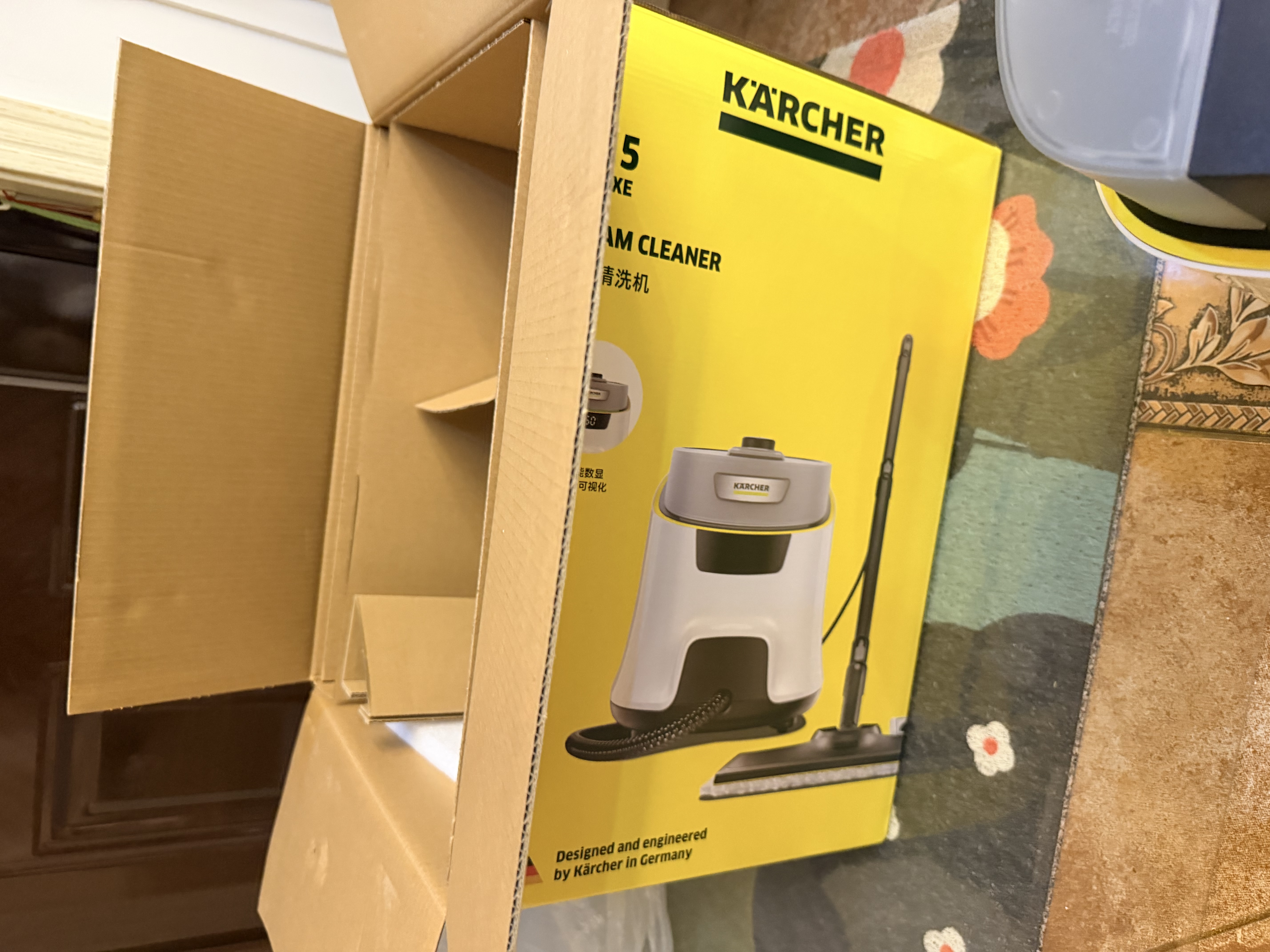 KARCHER德国卡赫蒸汽拖把拖地家用高温蒸汽清洁机厨房油烟机空调全屋清洁洗地一体机温度显示杀菌除螨SC5D 实拍图