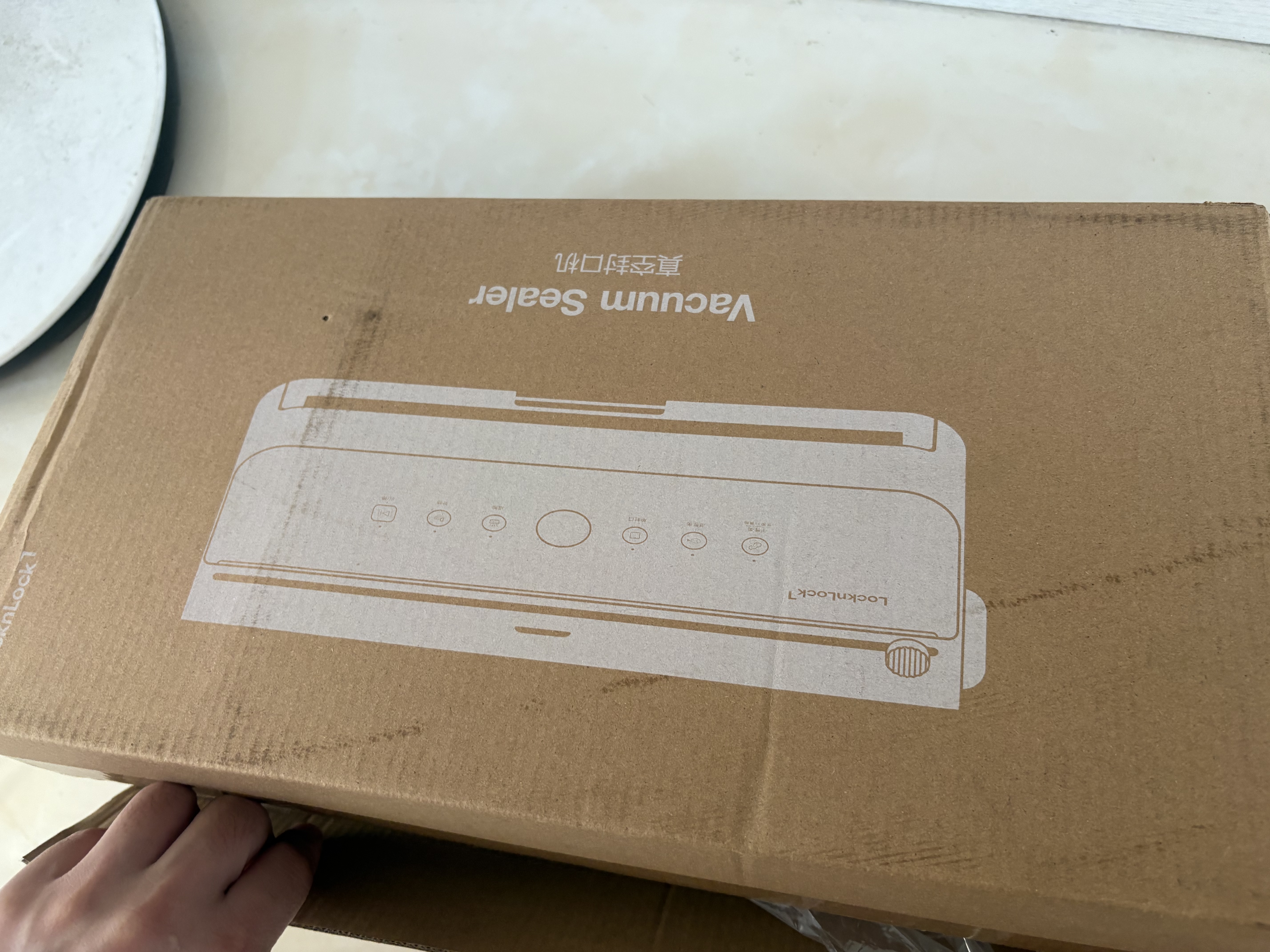 乐扣乐扣 小鲜盒MAX 家用抽真空封口机商用全自动一体封口机 干湿密封抽真空包装食品塑封机大吸力 实拍图